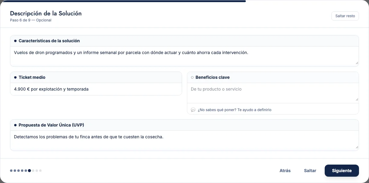 Vadonia · Onboarding